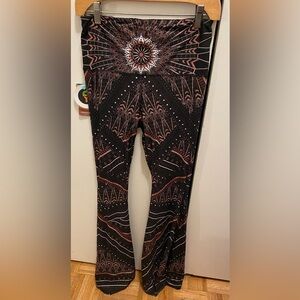 Yoga Democracy pants bell bottom, Humble Warrior